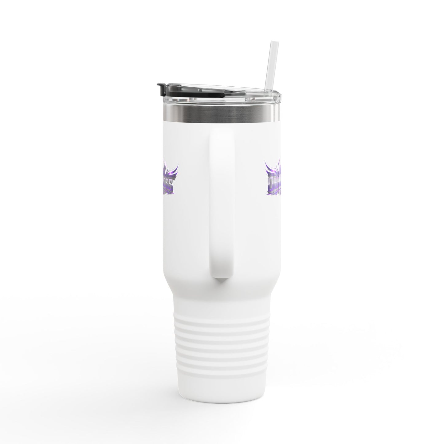40oz Insulated Travel Mug — 'Duana Boss' Purple Crest Stainless Tumbler