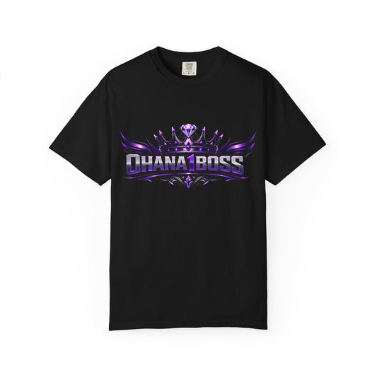 Ohana1Boss T‑Shirt — Purple Crown Gaming Tee