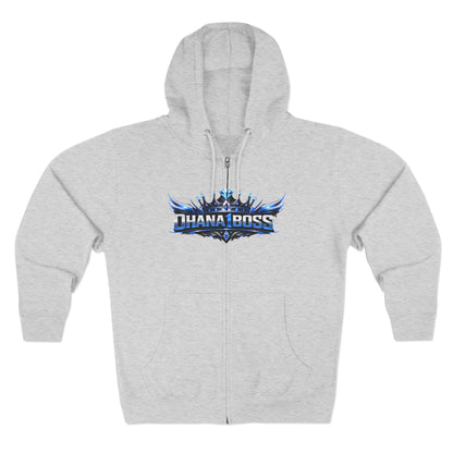 Ohana1Boss Zip Hoodie — Blue Unisex Zip-Up