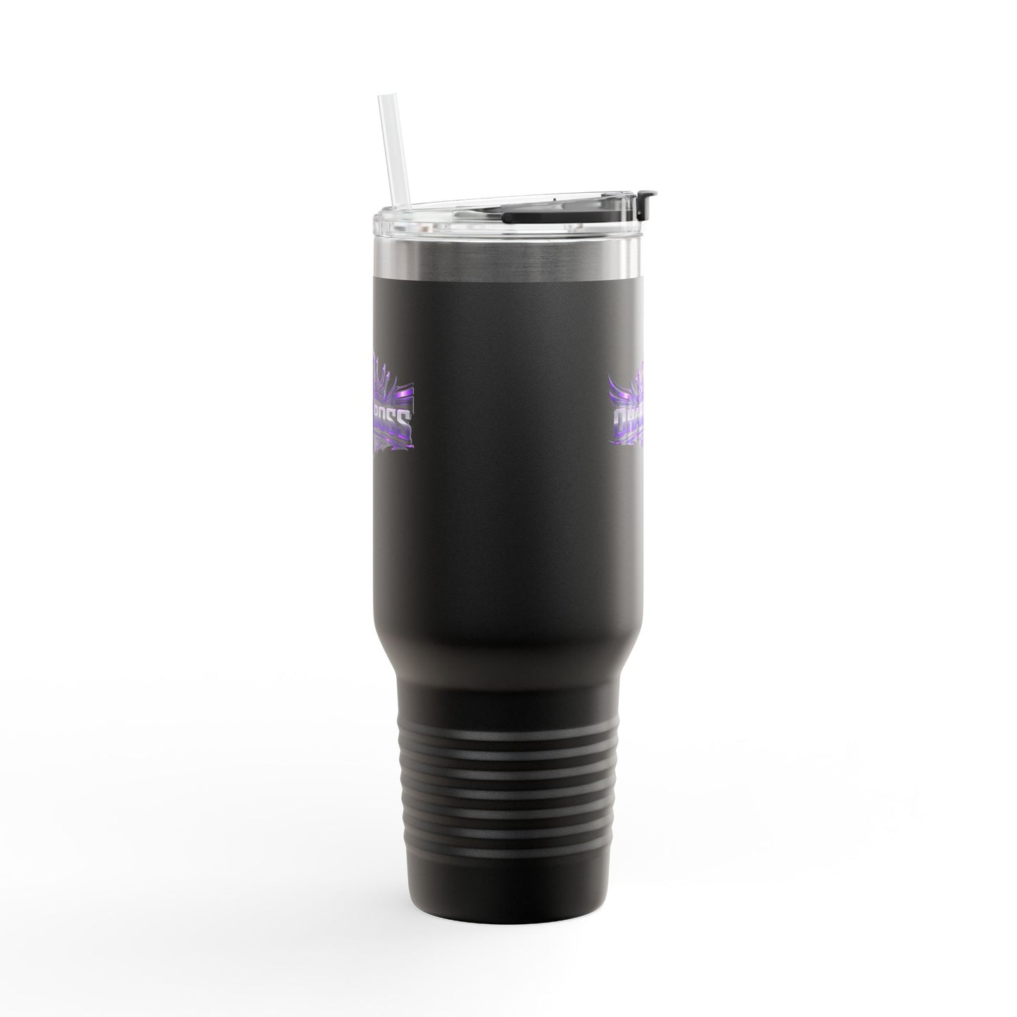 40oz Insulated Travel Mug — 'Duana Boss' Purple Crest Stainless Tumbler